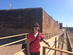 Moat outside Mascarell has been reappropriated as irrigation ditch