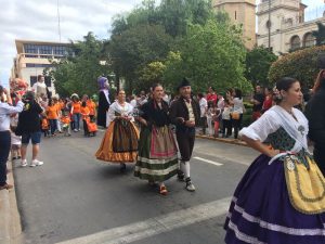 Traditional dress at Nou d'Octubre festival in Burriana